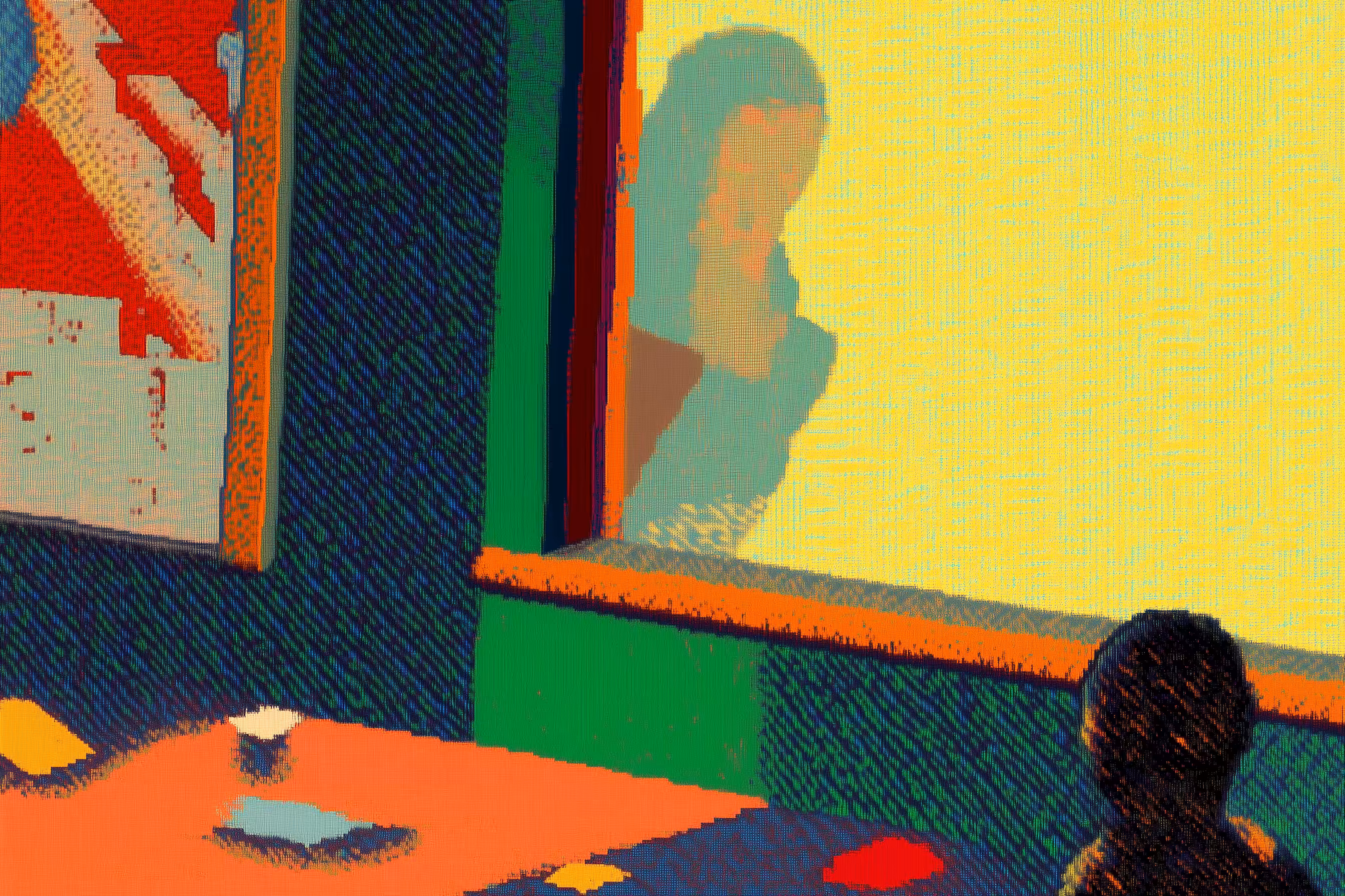 Stranger in the window