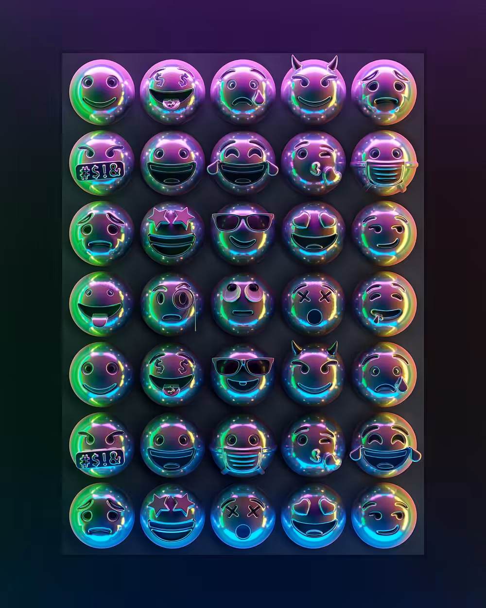 Pearlescent Emojis