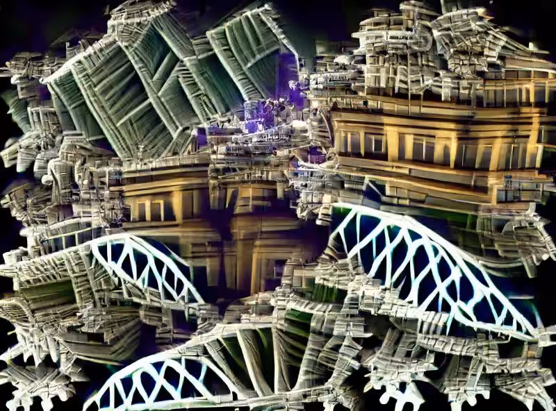 Abraham's First Works: Tyne bridge as a fractal