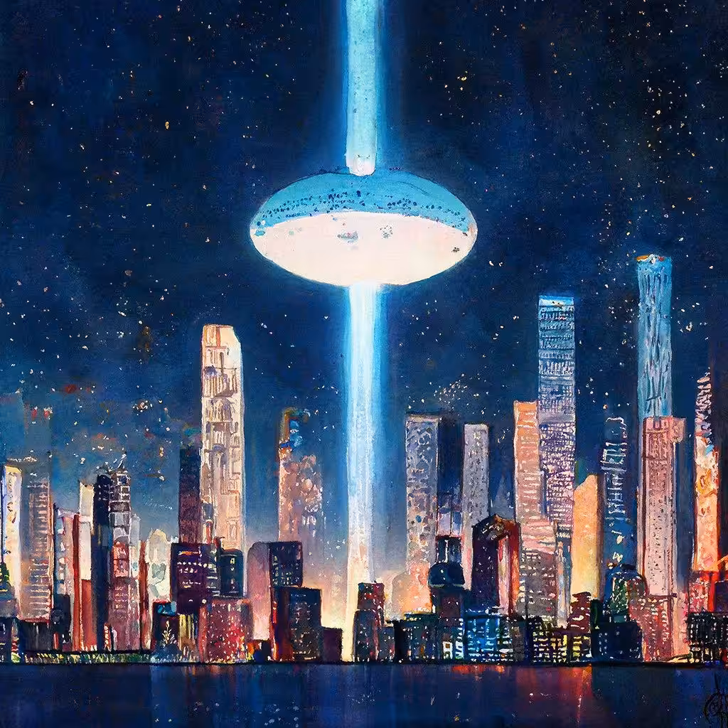 The UFO over New York 12