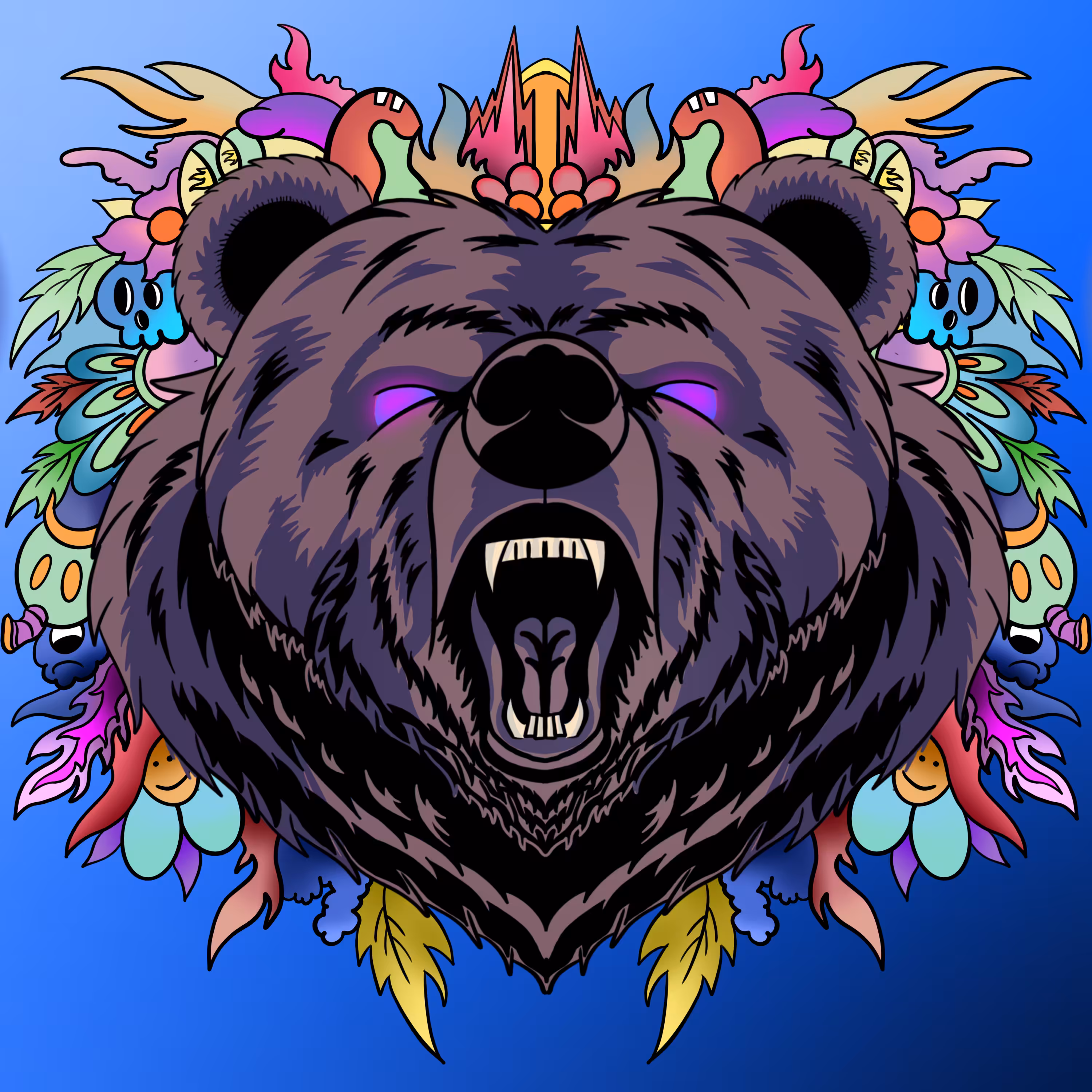 Bear doodleart