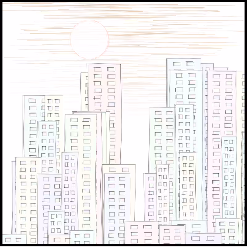 City sketch #9