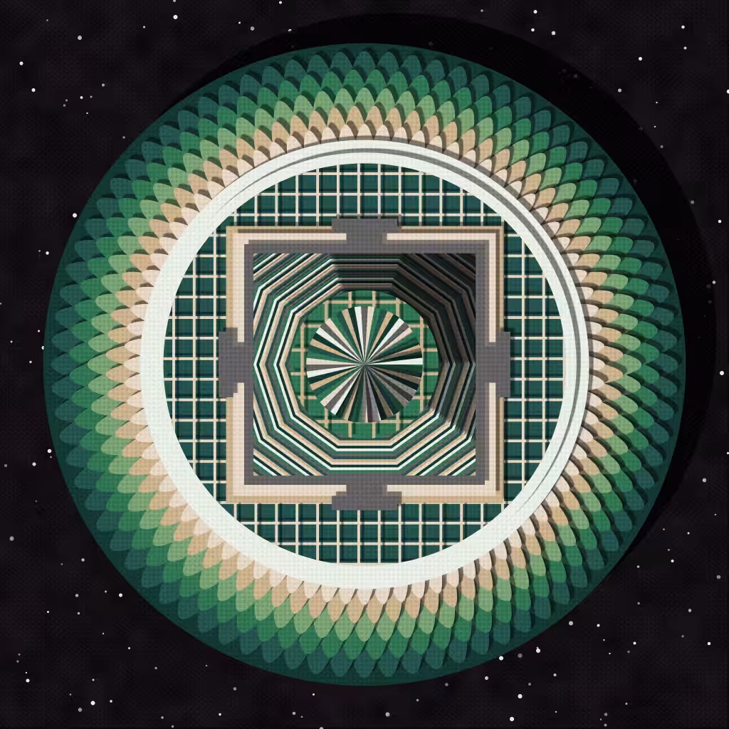 Paper Mandala #208