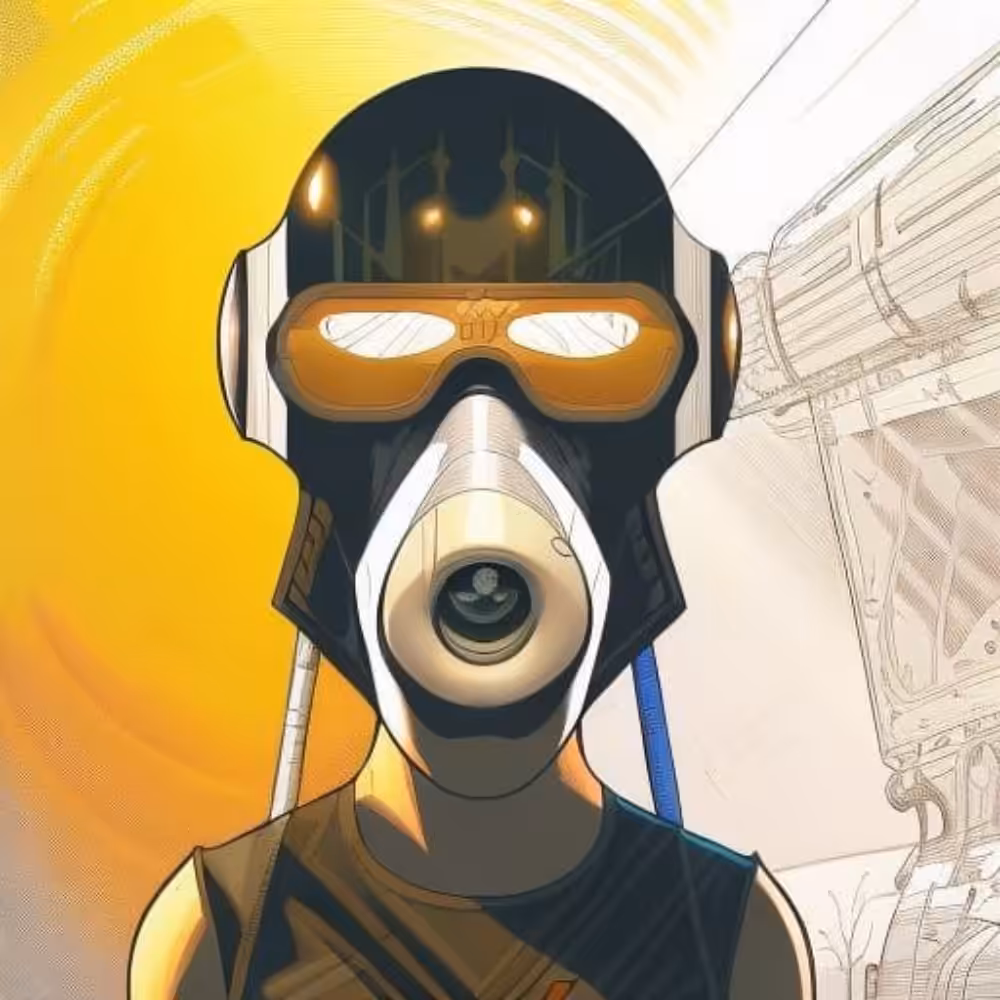mati mask nft: Smart monkey robot #R72