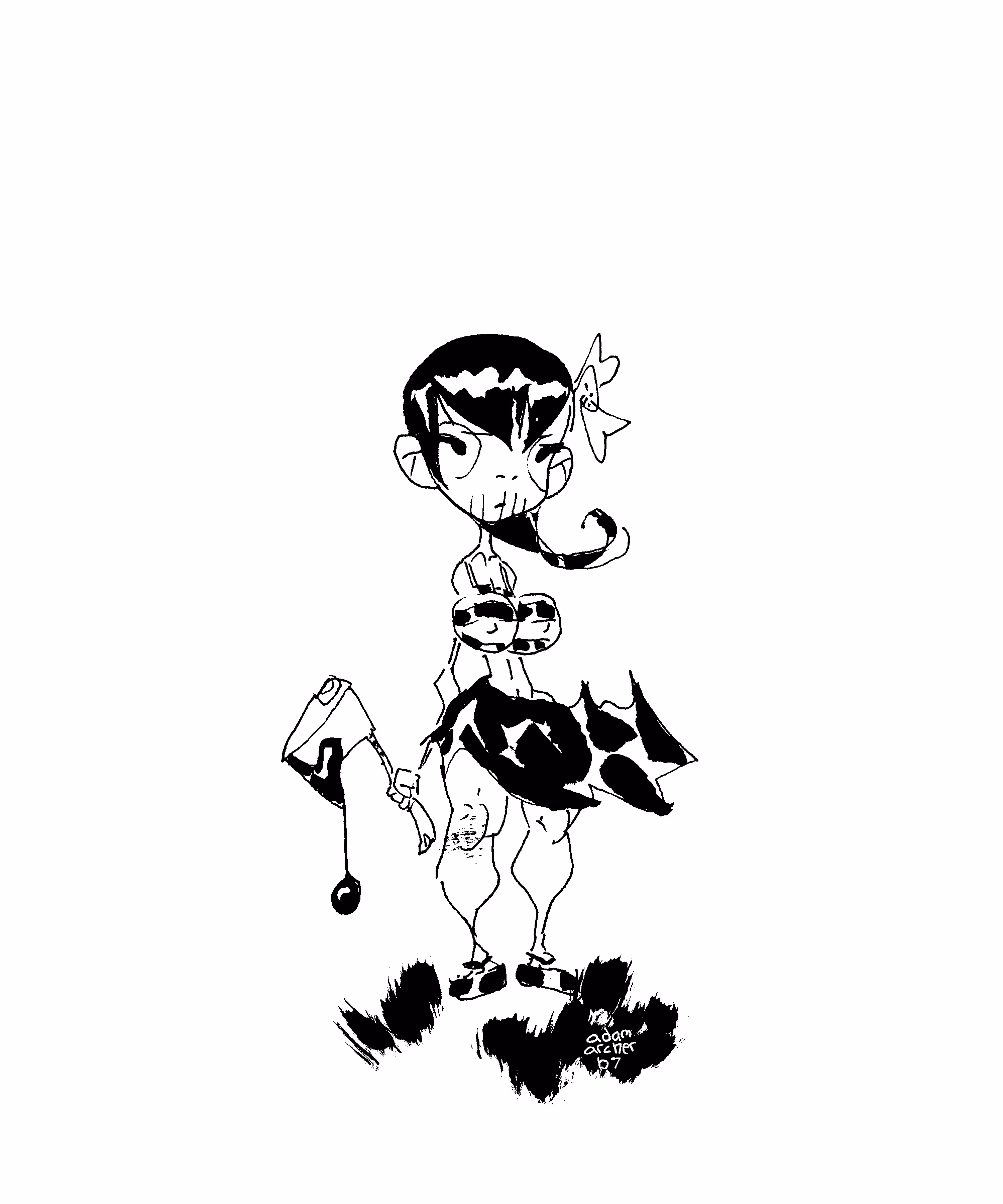 adam archer's doodles: black series 007