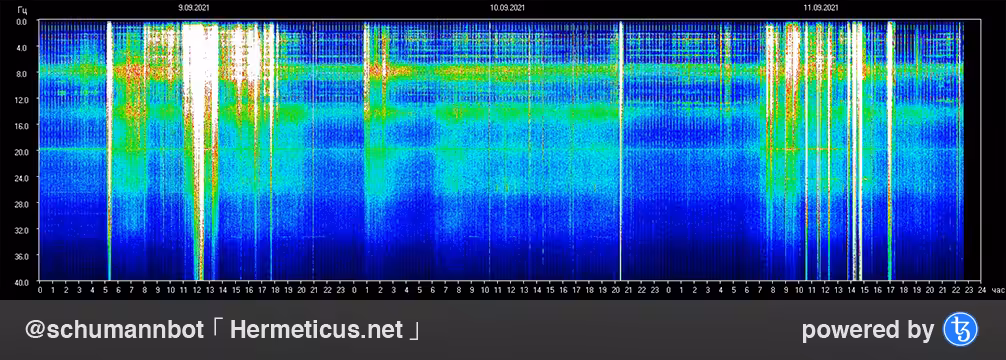Schumann Resonance Graph 「 Hermeticus.net 」#002