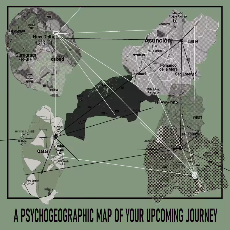 PSYCHOGEOGRAPHIC MAP  #4