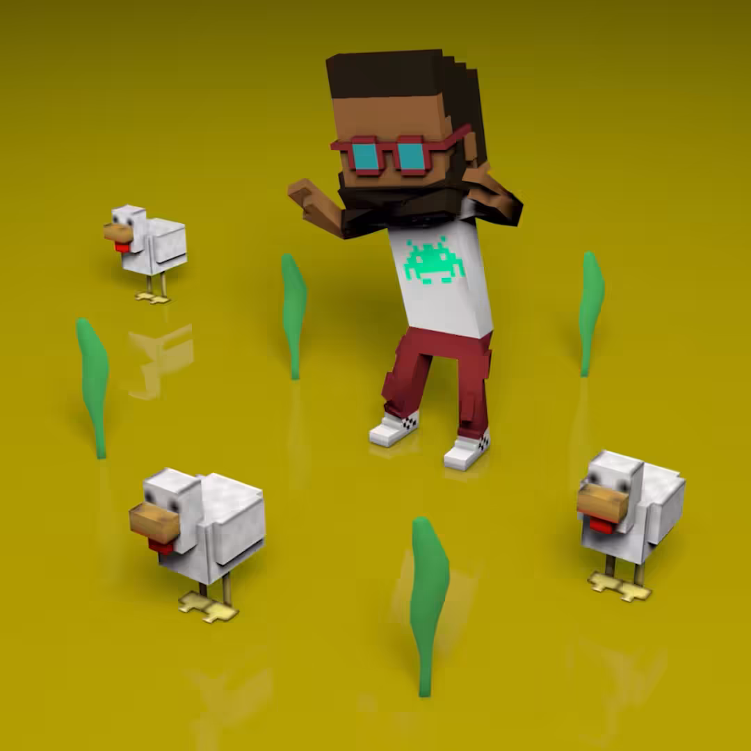 Chicken dance (with real chickens)