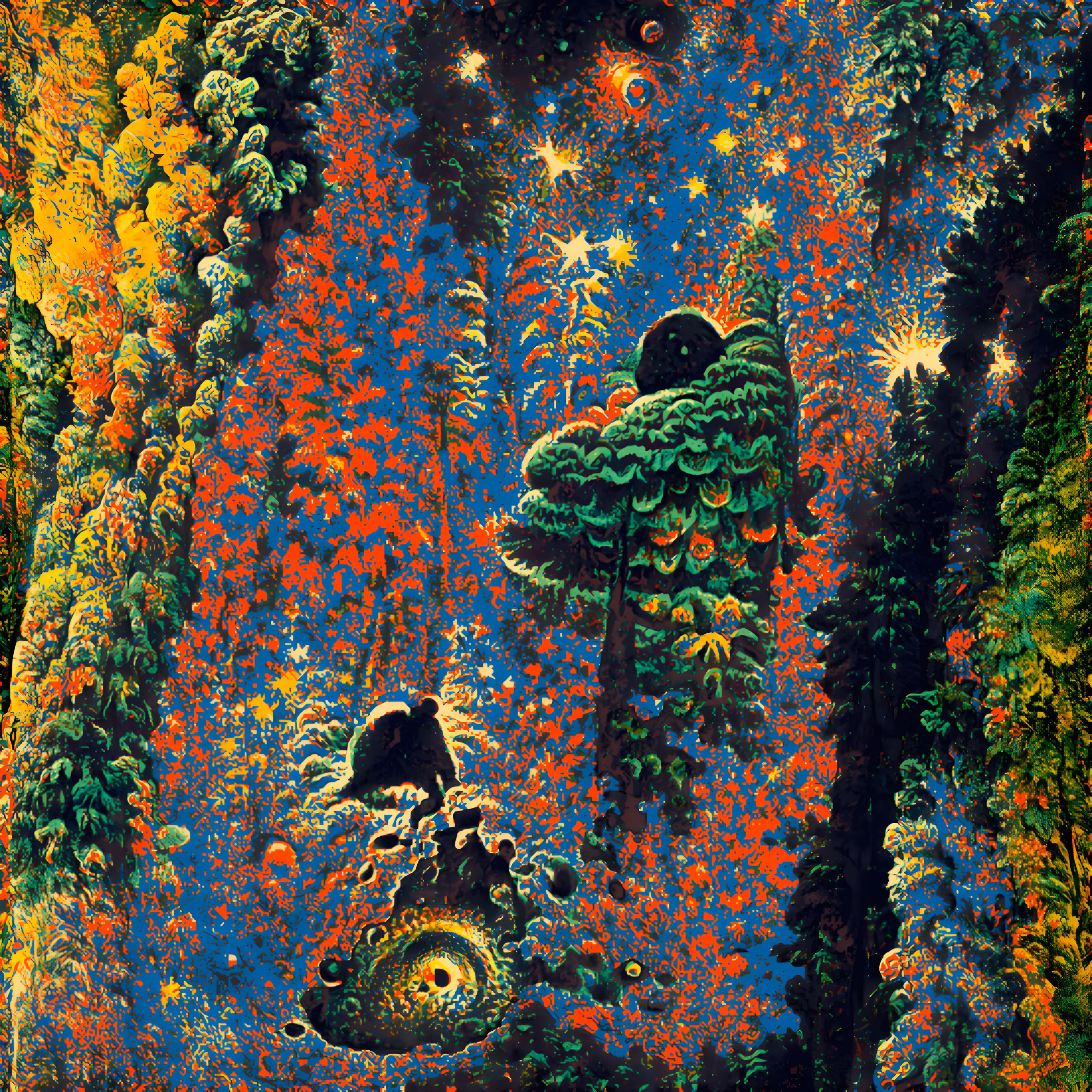 rainbow spaceship voyage #7