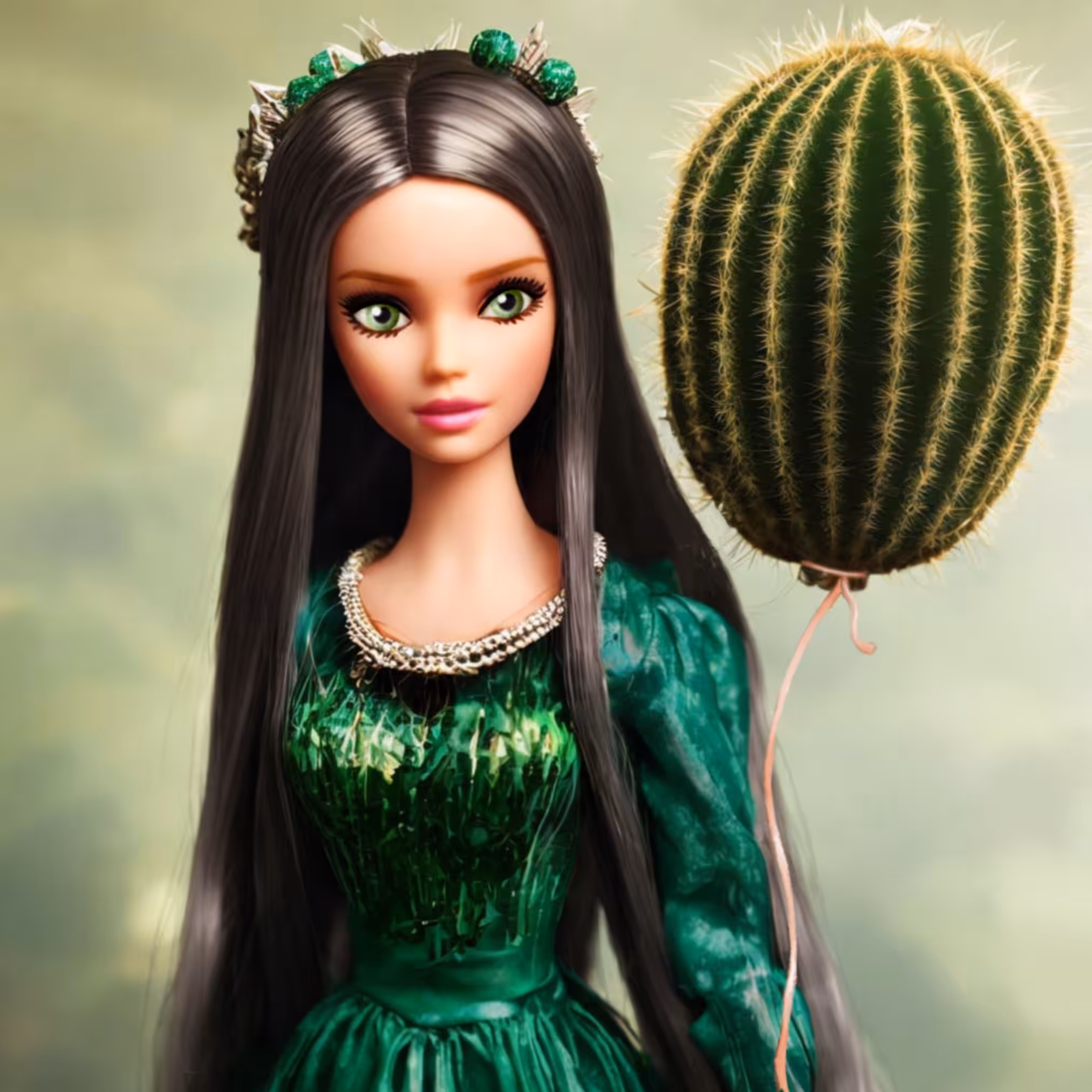 Barbie and the Cactus balloon
