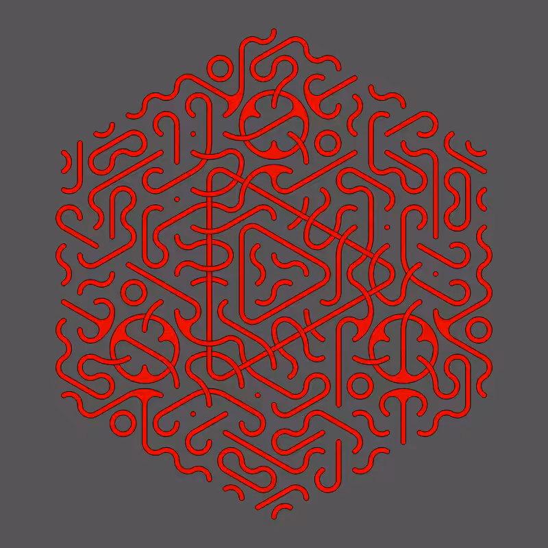 Threefold Symmetry - Dark Variations #378