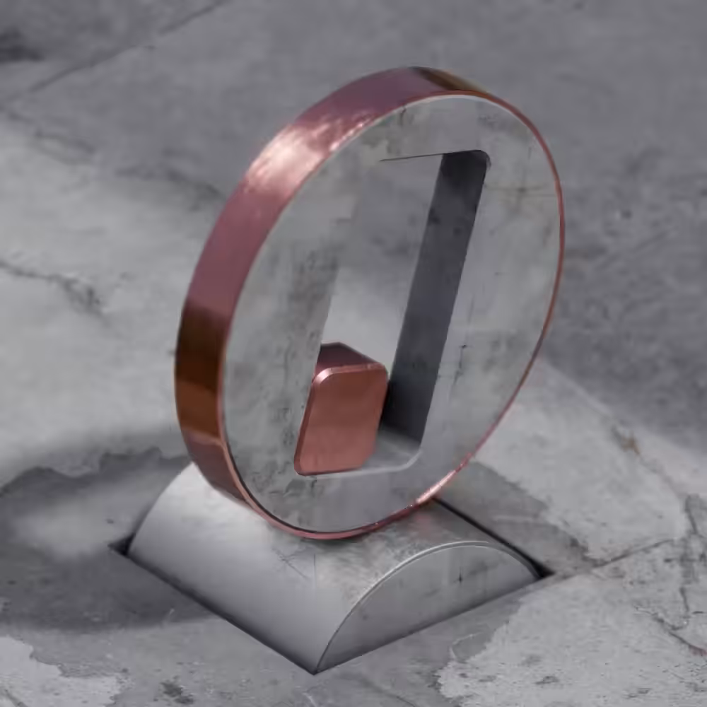 Steel, copper and concrete #2