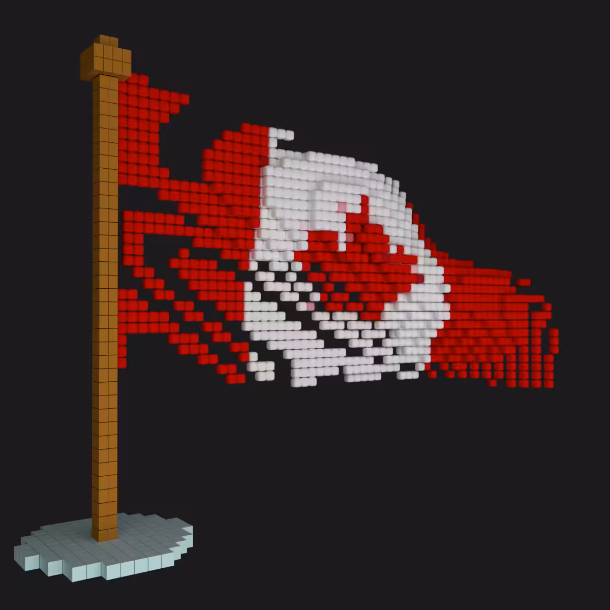 Canada Pixel animated flag