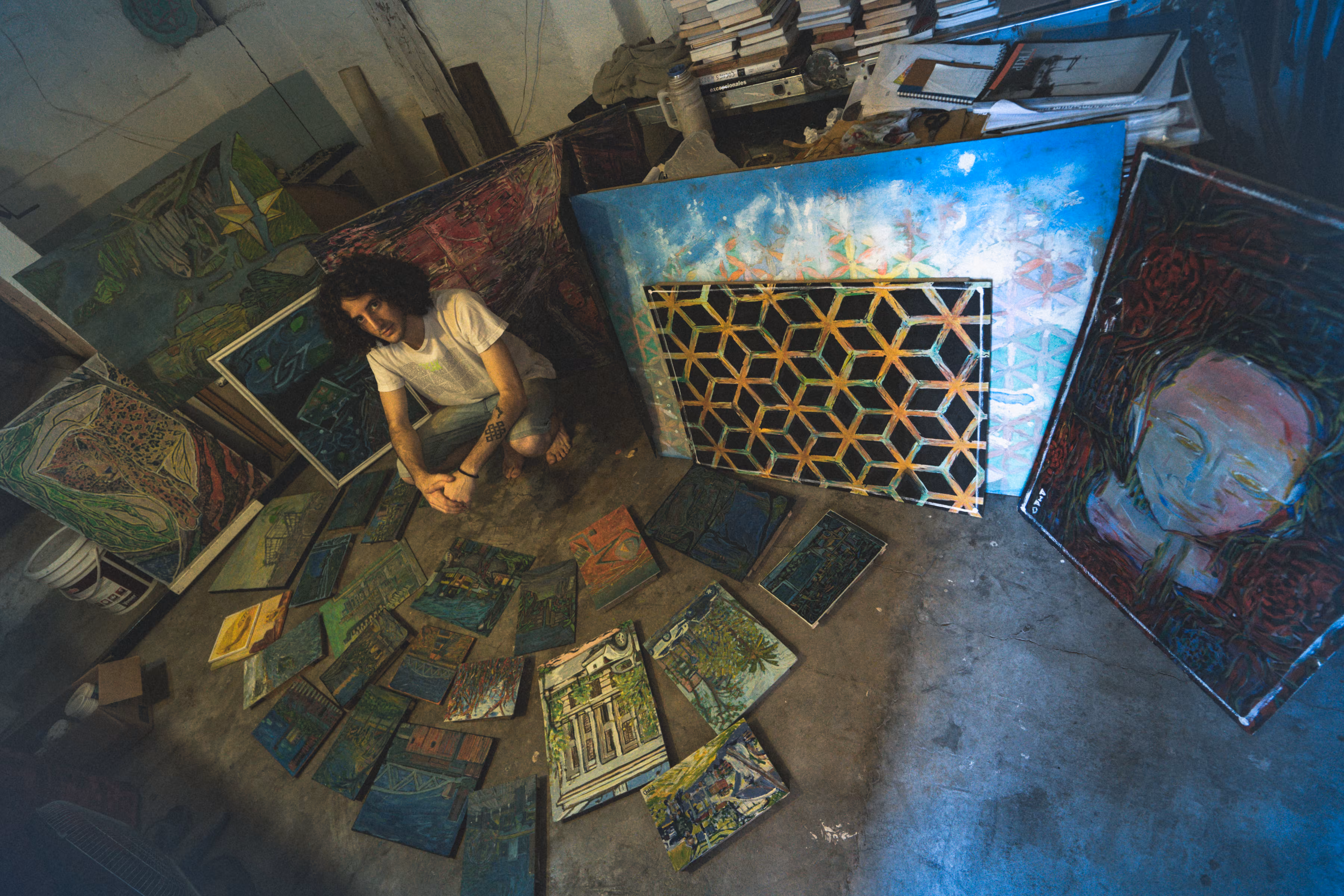 portrait in the studio