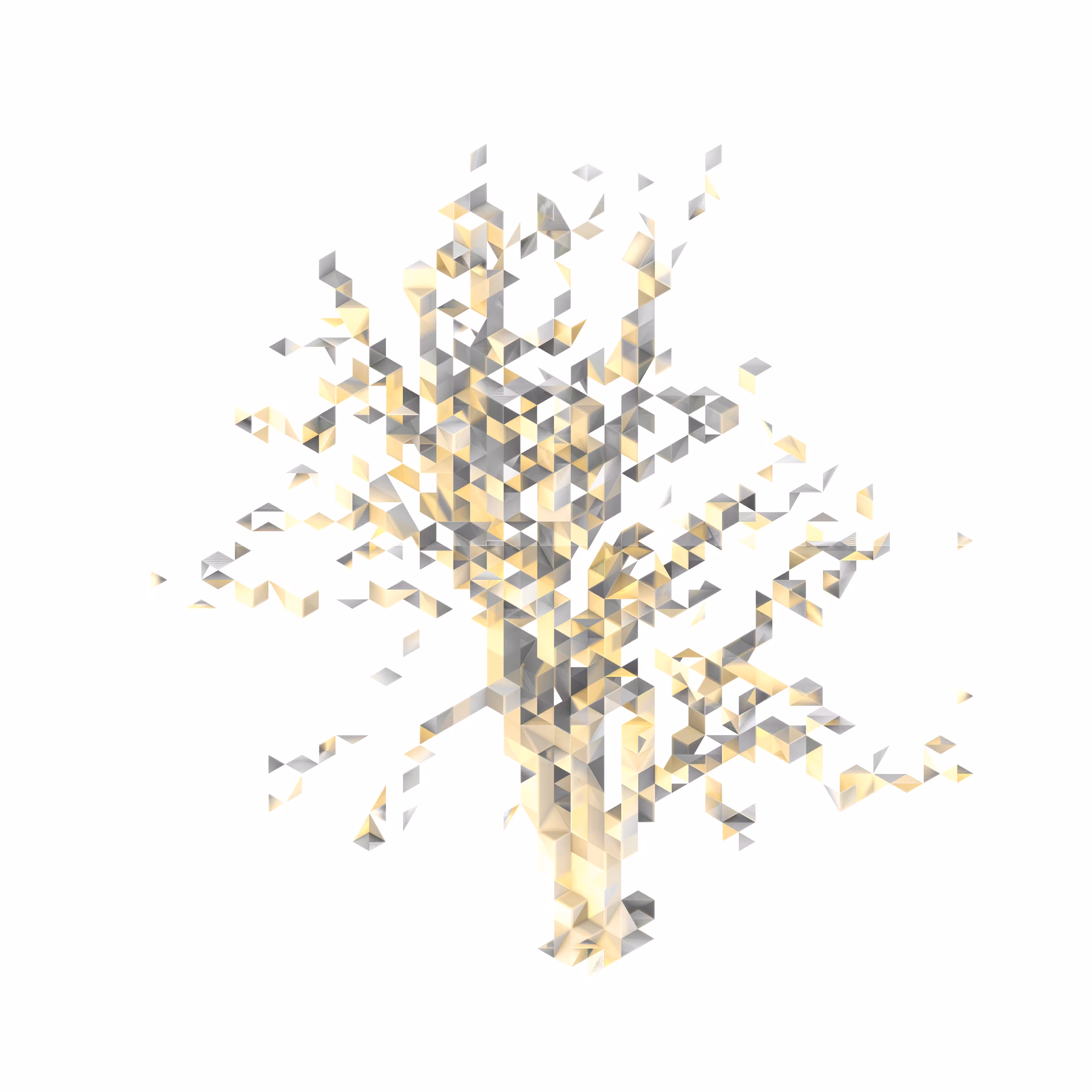 🌳 a tree floating in precision, frame 328