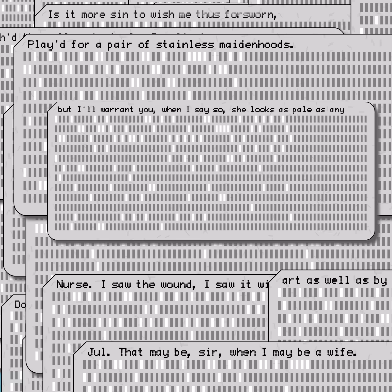 Romeo and Juliet on Punched Cards (Free) #63