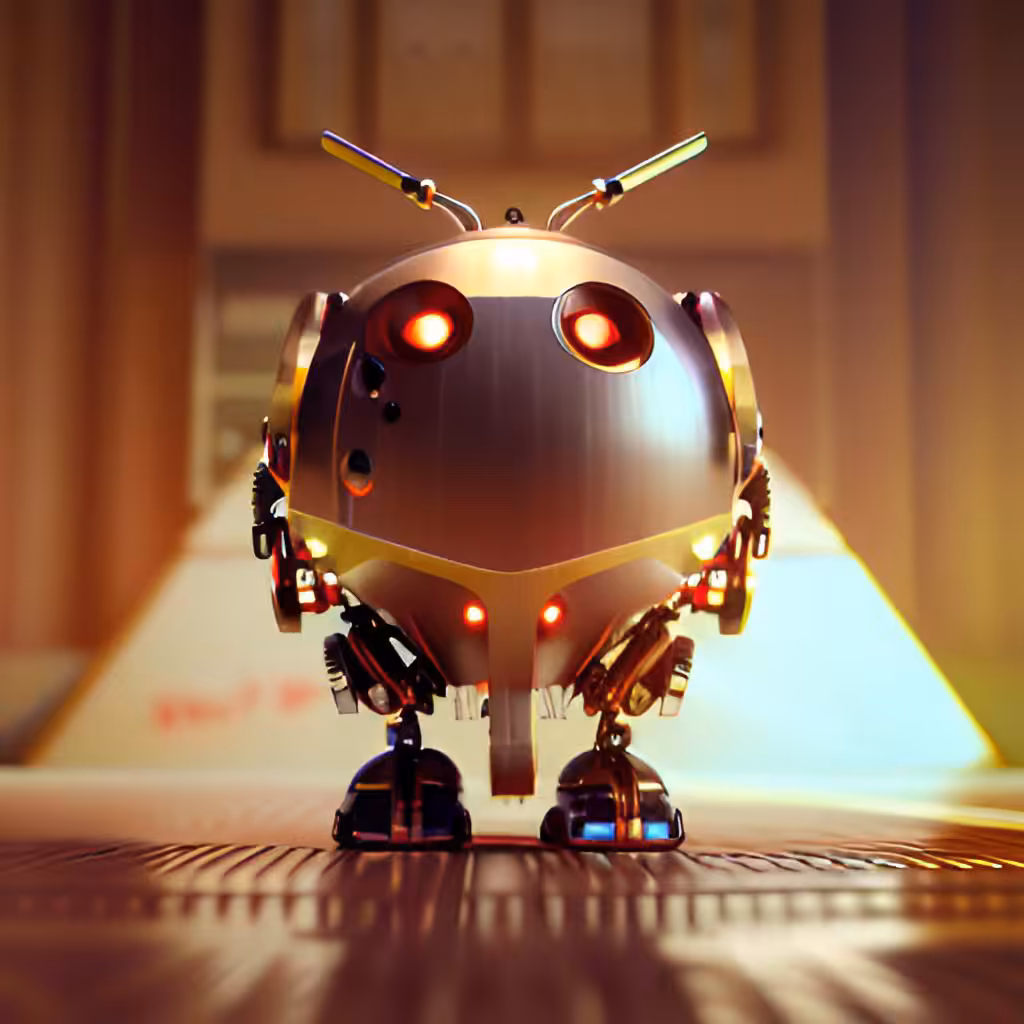 Golden Robotic Apples #67