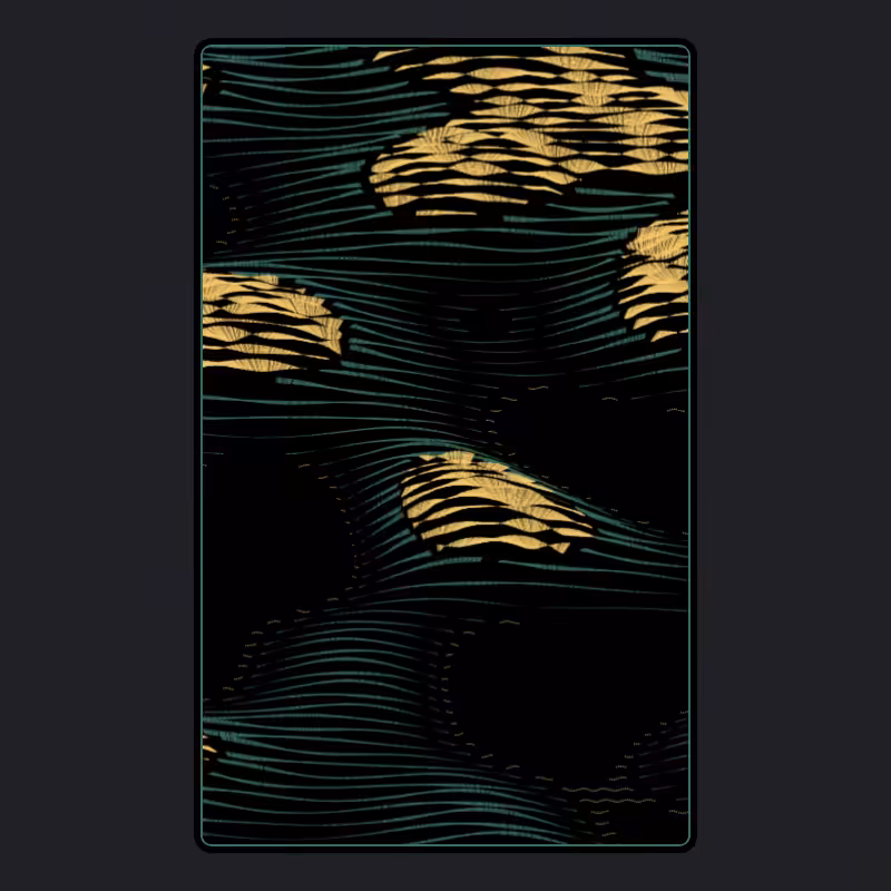 Topographic Playing Card #94