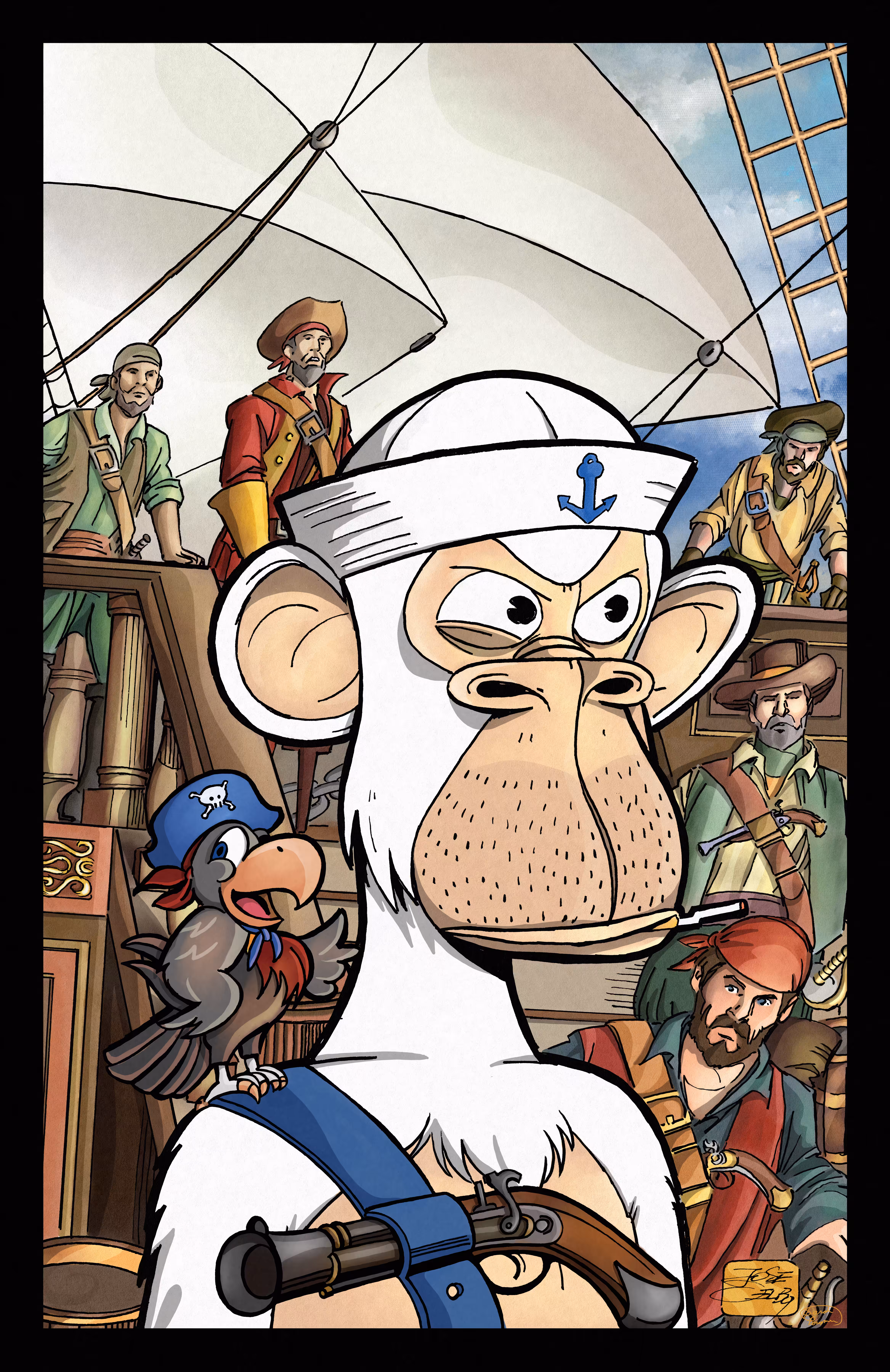 Captain Apemo - A Pirate’s Best Friend - Hook The Parrot #30/45