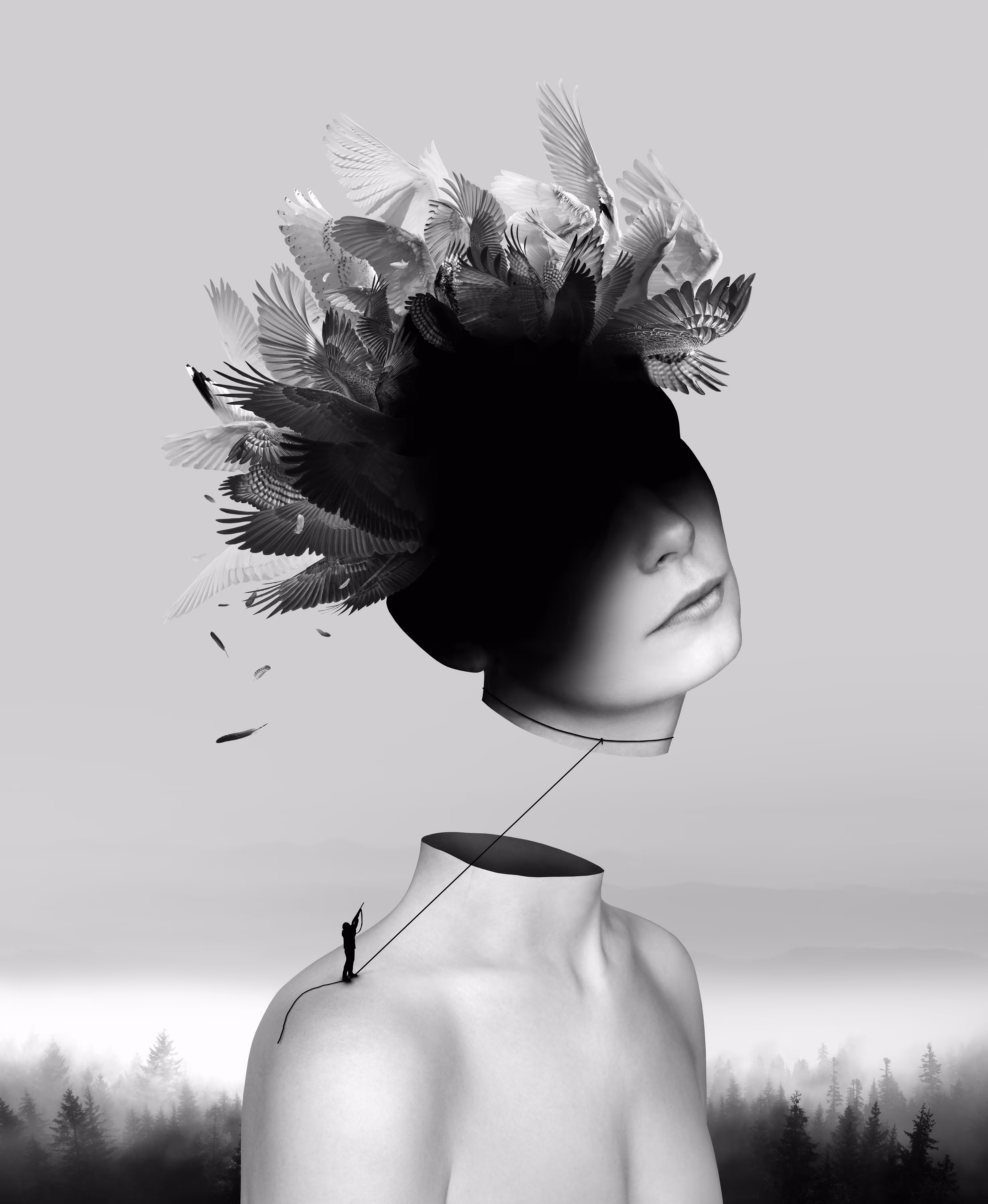 Self-portrait No.1 "Bird"