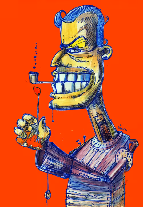 cartoon portrait