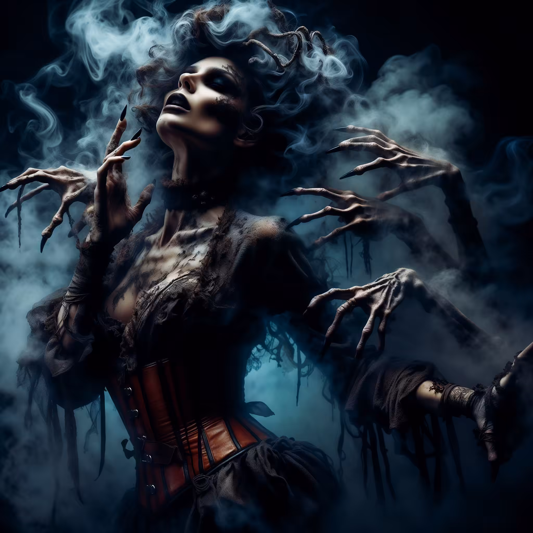 Artful Nightmares: AI-Rendered Darkness