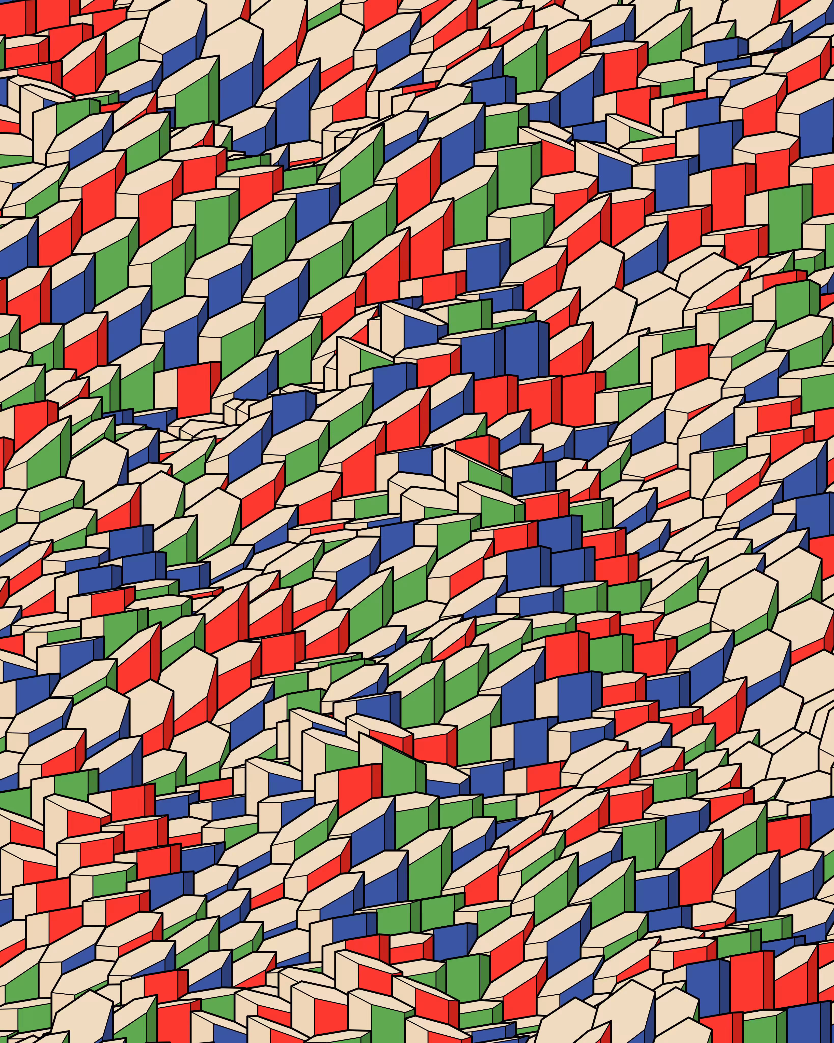 Hexagones Landscape #54