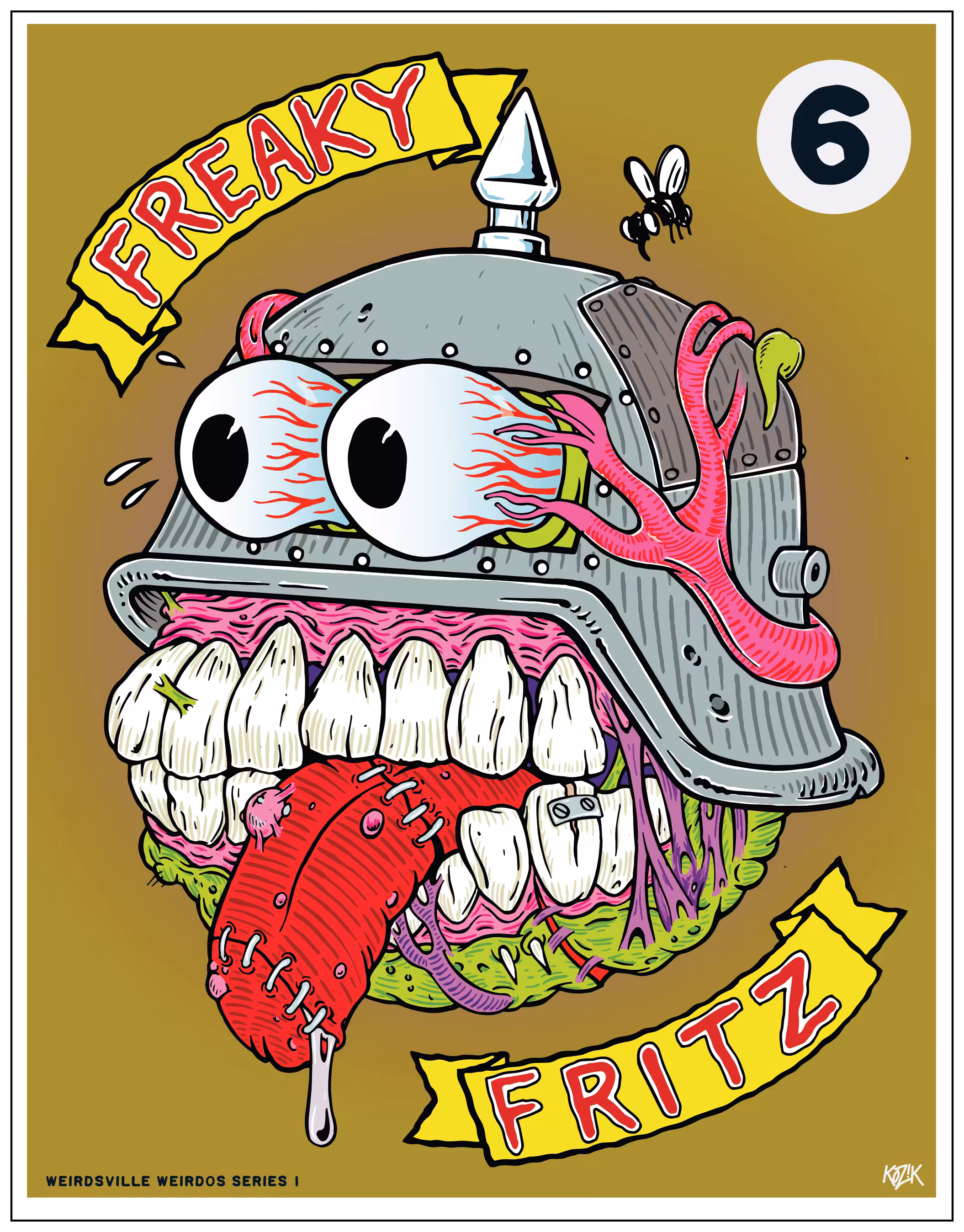 Weirdsville Weirdos Series 1.        Browneye Fritz