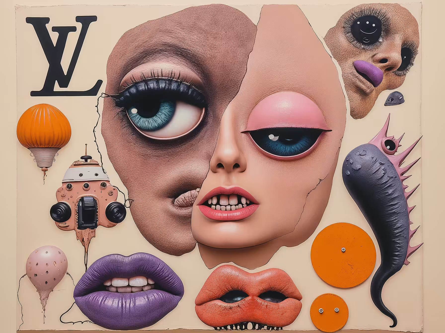 "visual mind f*ck": "LV"