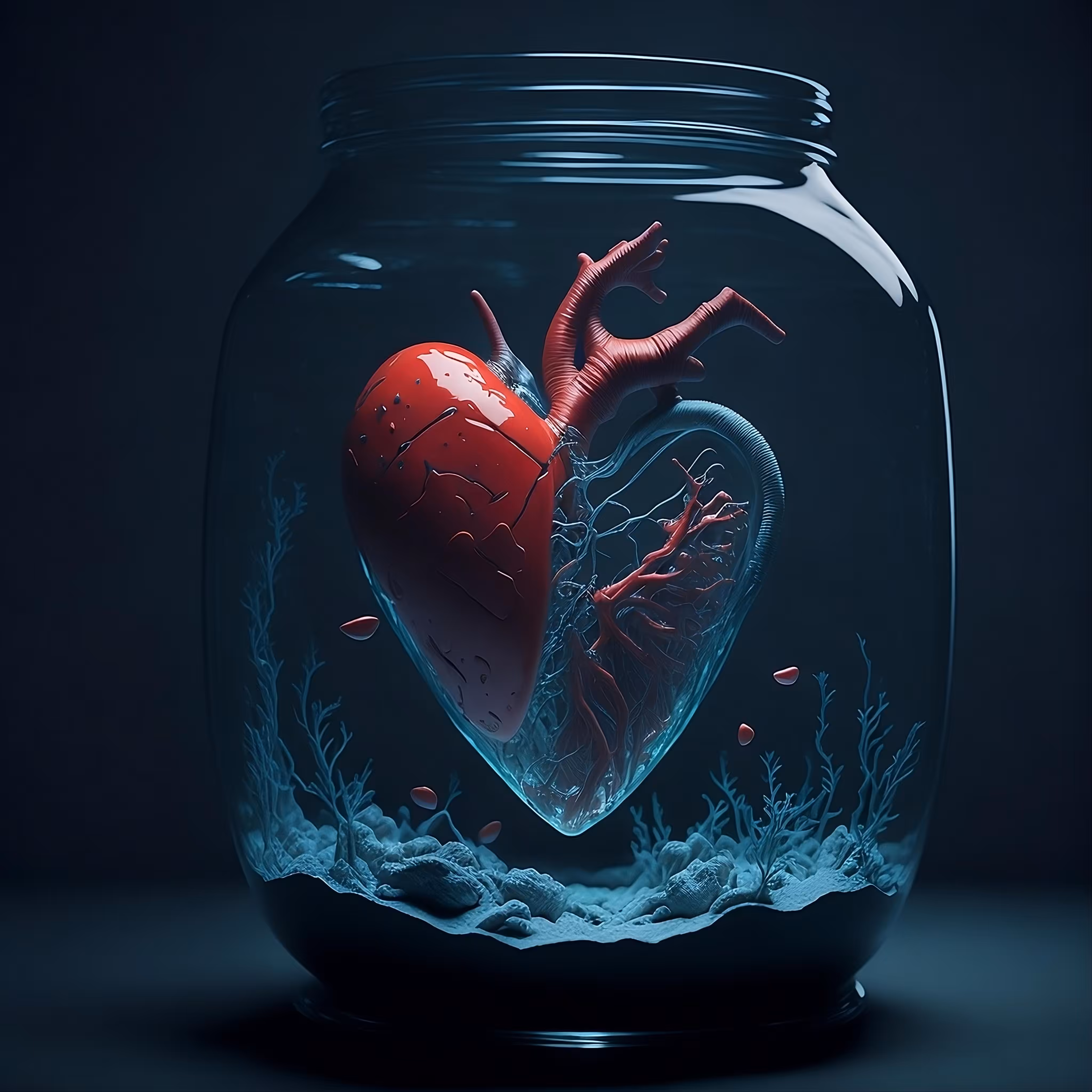 Heart in a fish tank 01