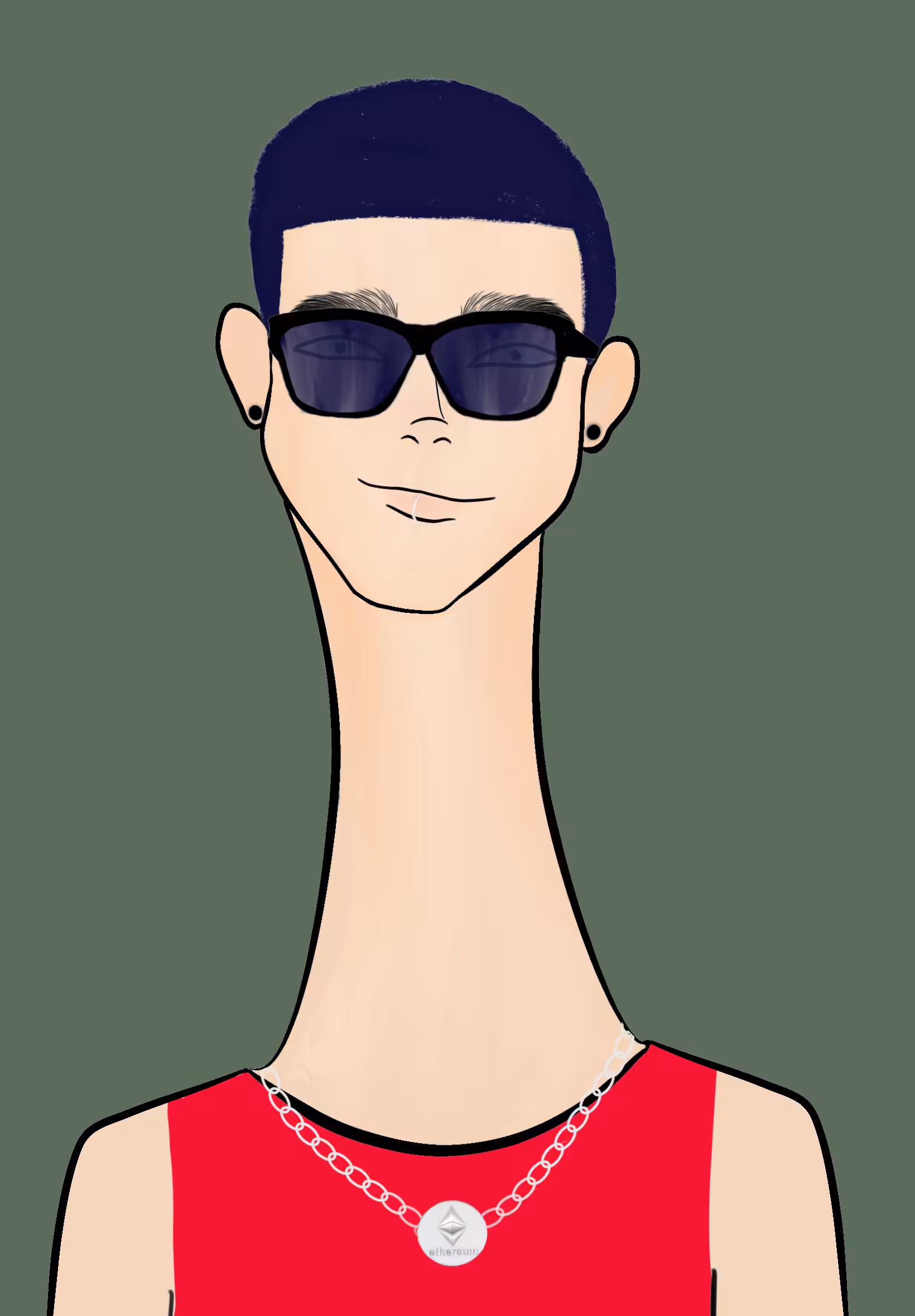 Long Neckie Fellas #1007
