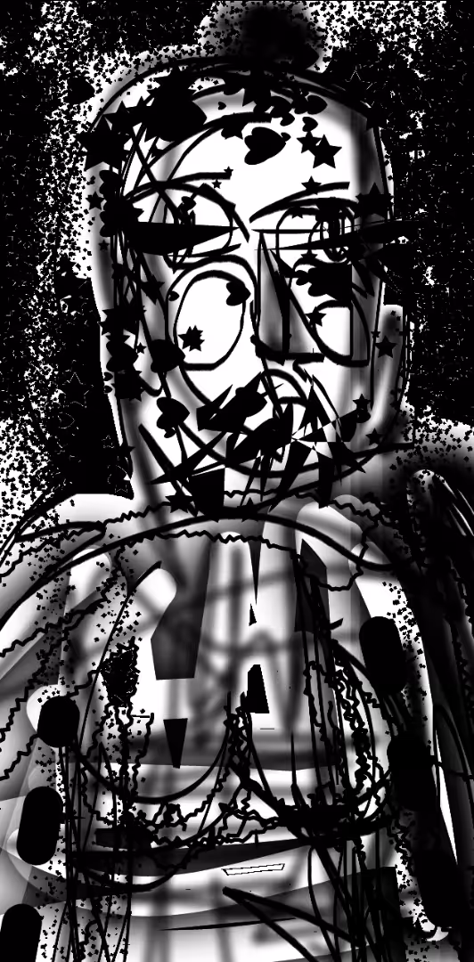 Blockchain Landscapes : A landscape that loves black and white