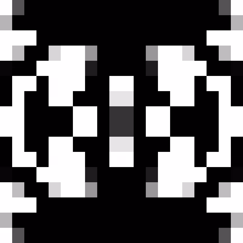 QR Glyphs Invaders #8
