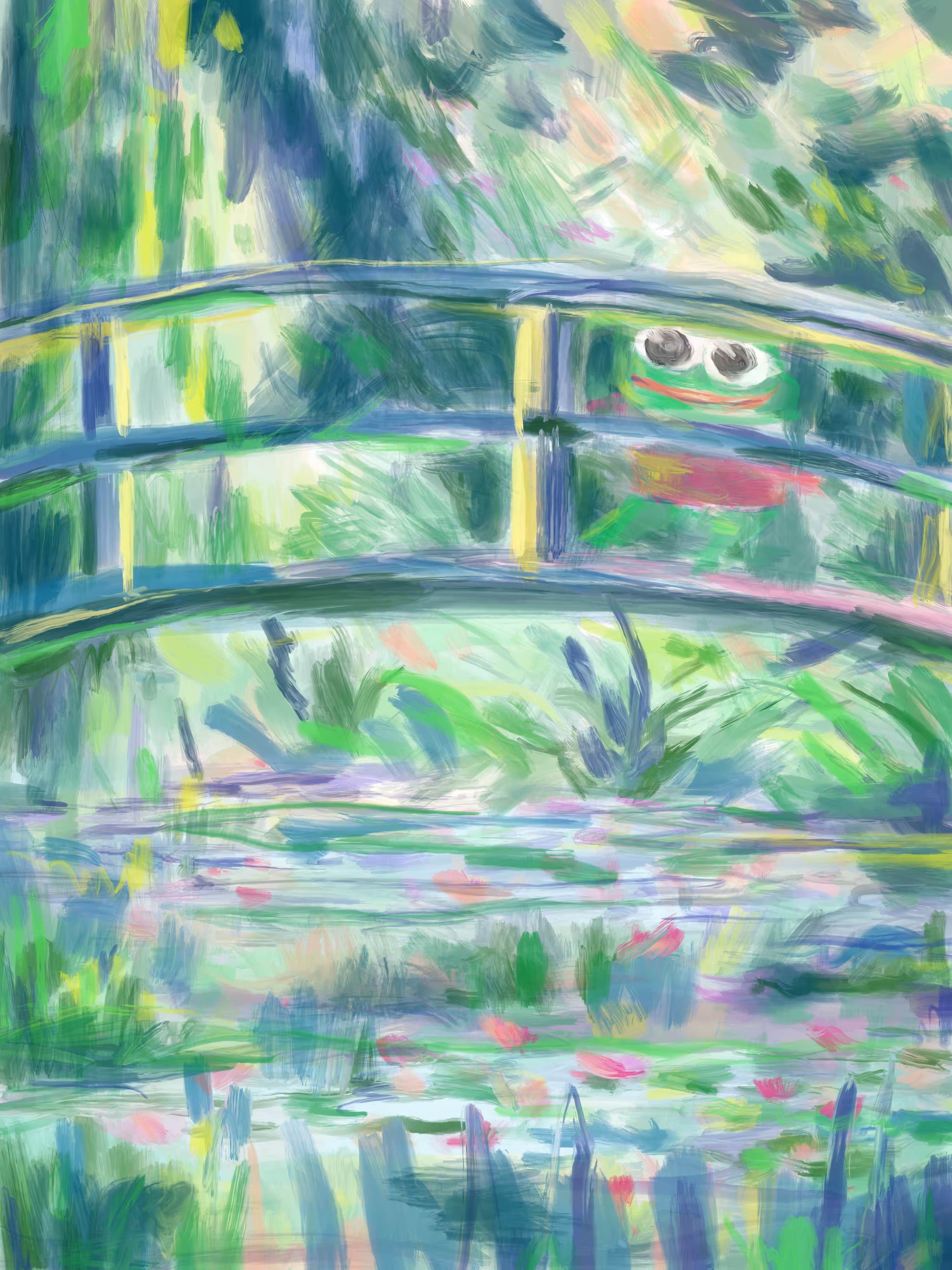 On the bridge