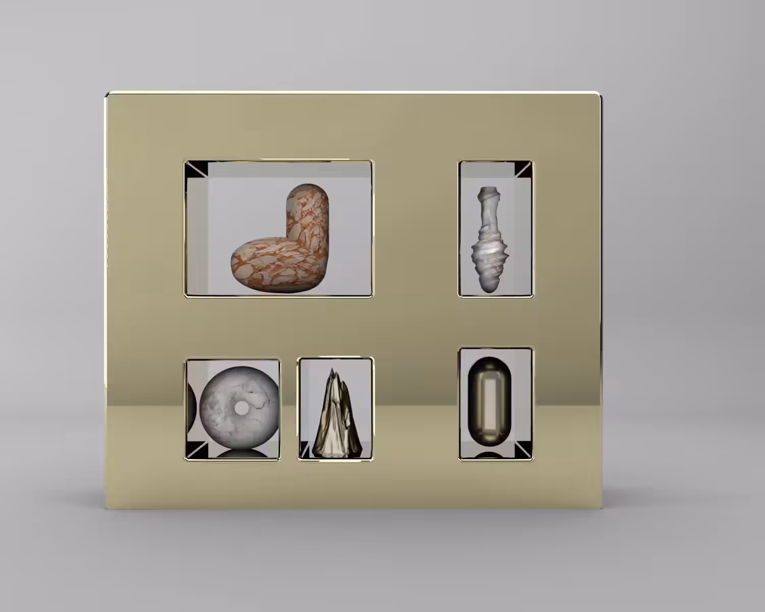 Collectors Box of Metaphysical Sculptural Objects
