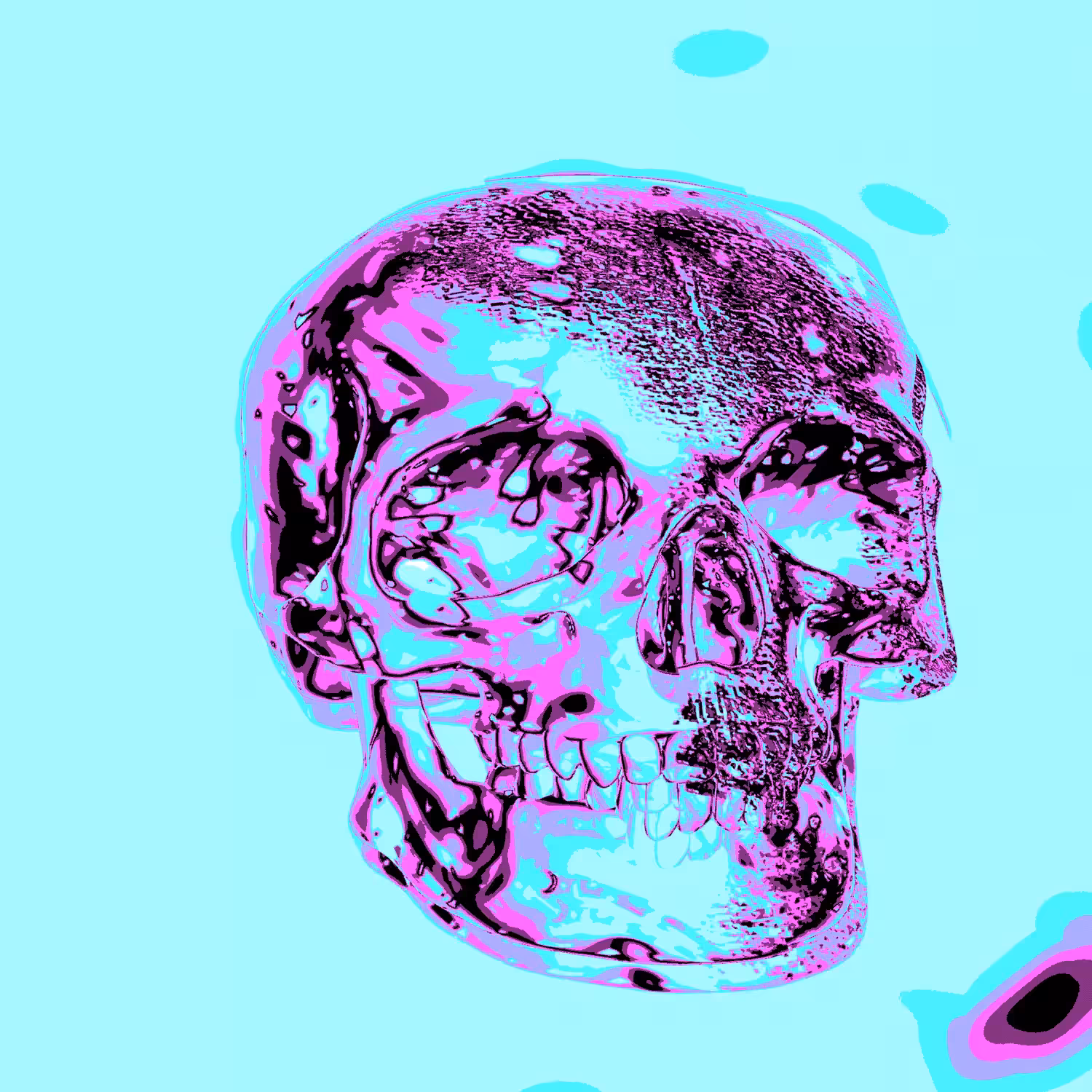 Trashed Skull #1