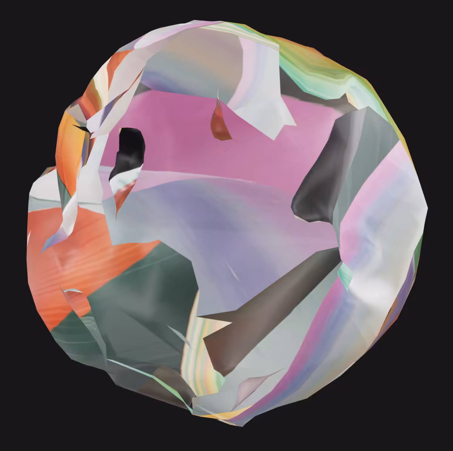 Orb Irid Green Trance