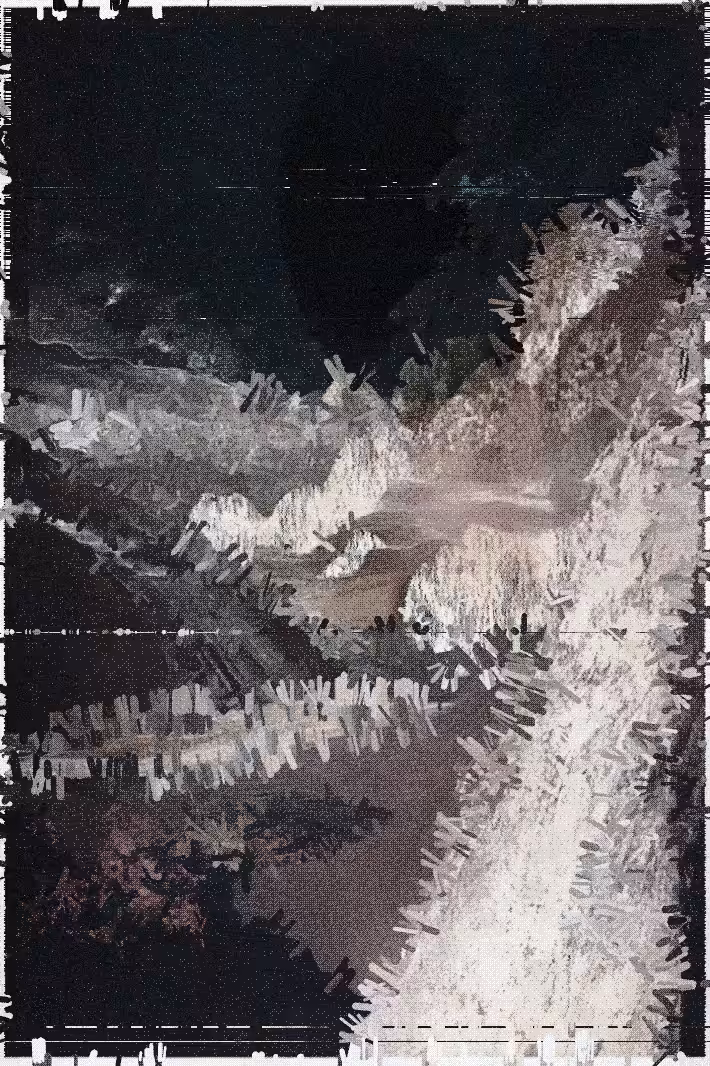 above the lake