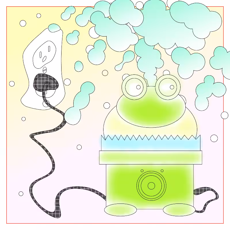 Frog Humidifier #61