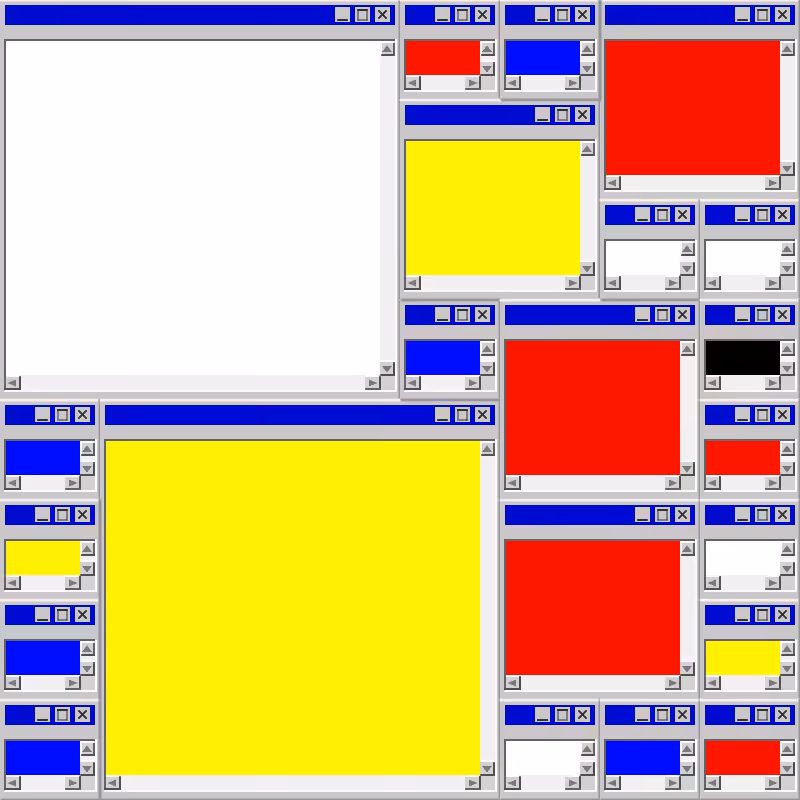 Mondrian's Desktop #4