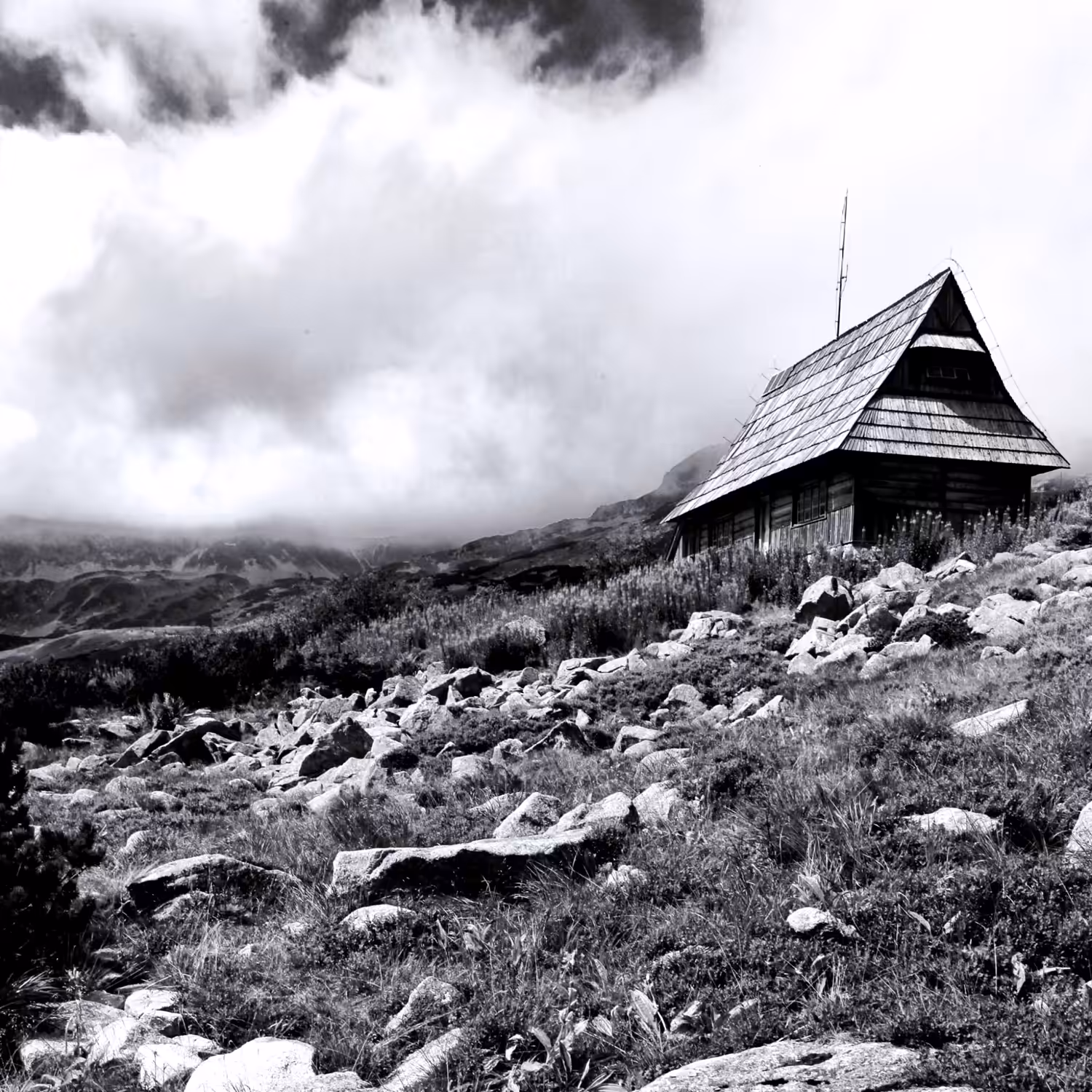 Lonely Hut in High Tatras