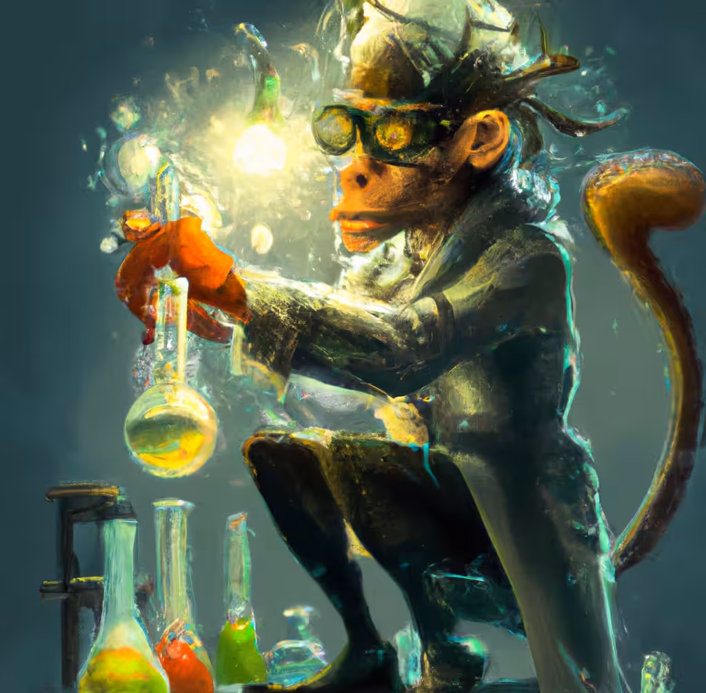 Chucky Mad Scientist Monkey #11