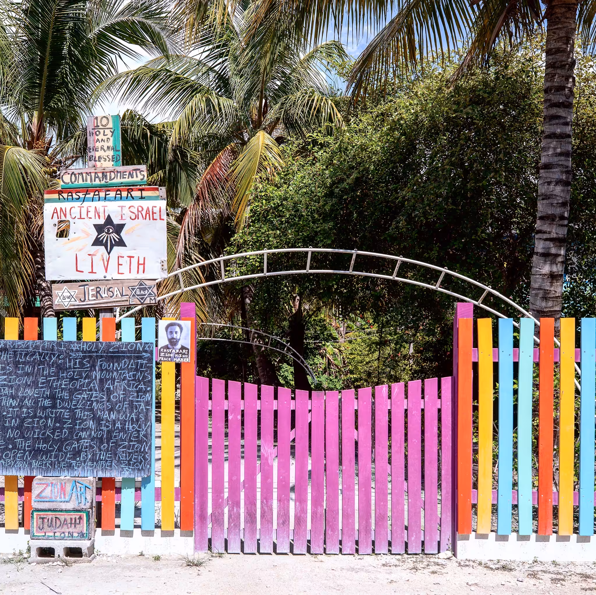 Rastafarian community in Caye Caulker