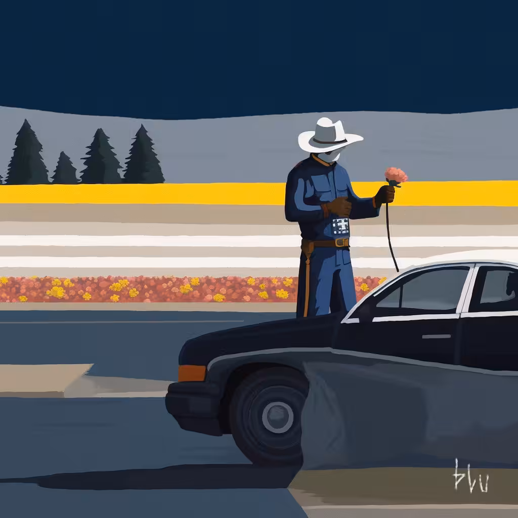 Hats, Flowers and Guns #25