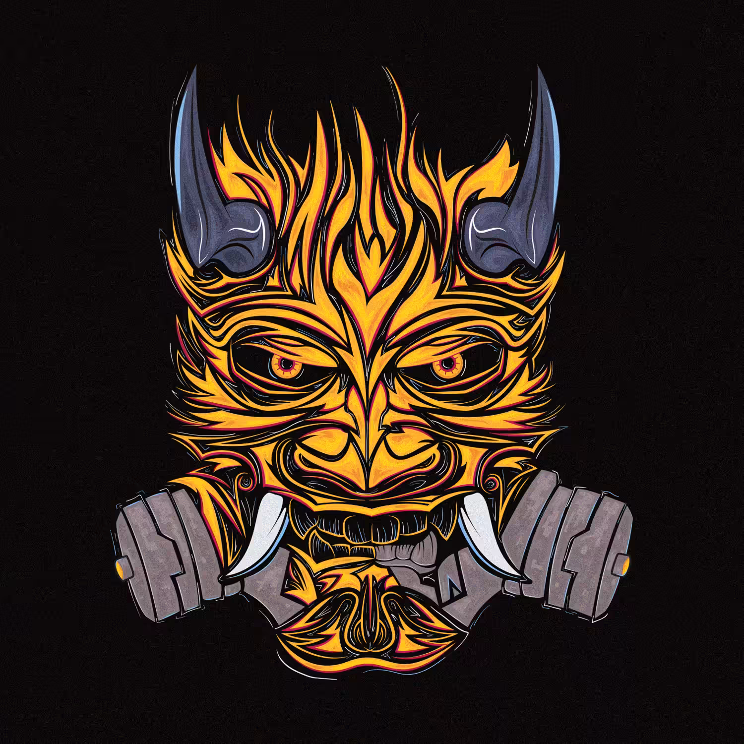 Cyberpunk Samurai Yellow