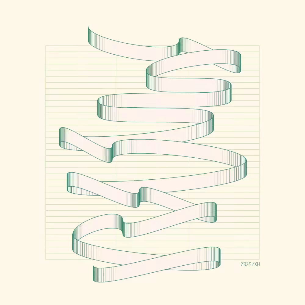 _ribbon study_ #24