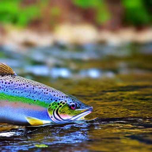 Flyfishing Rainbow