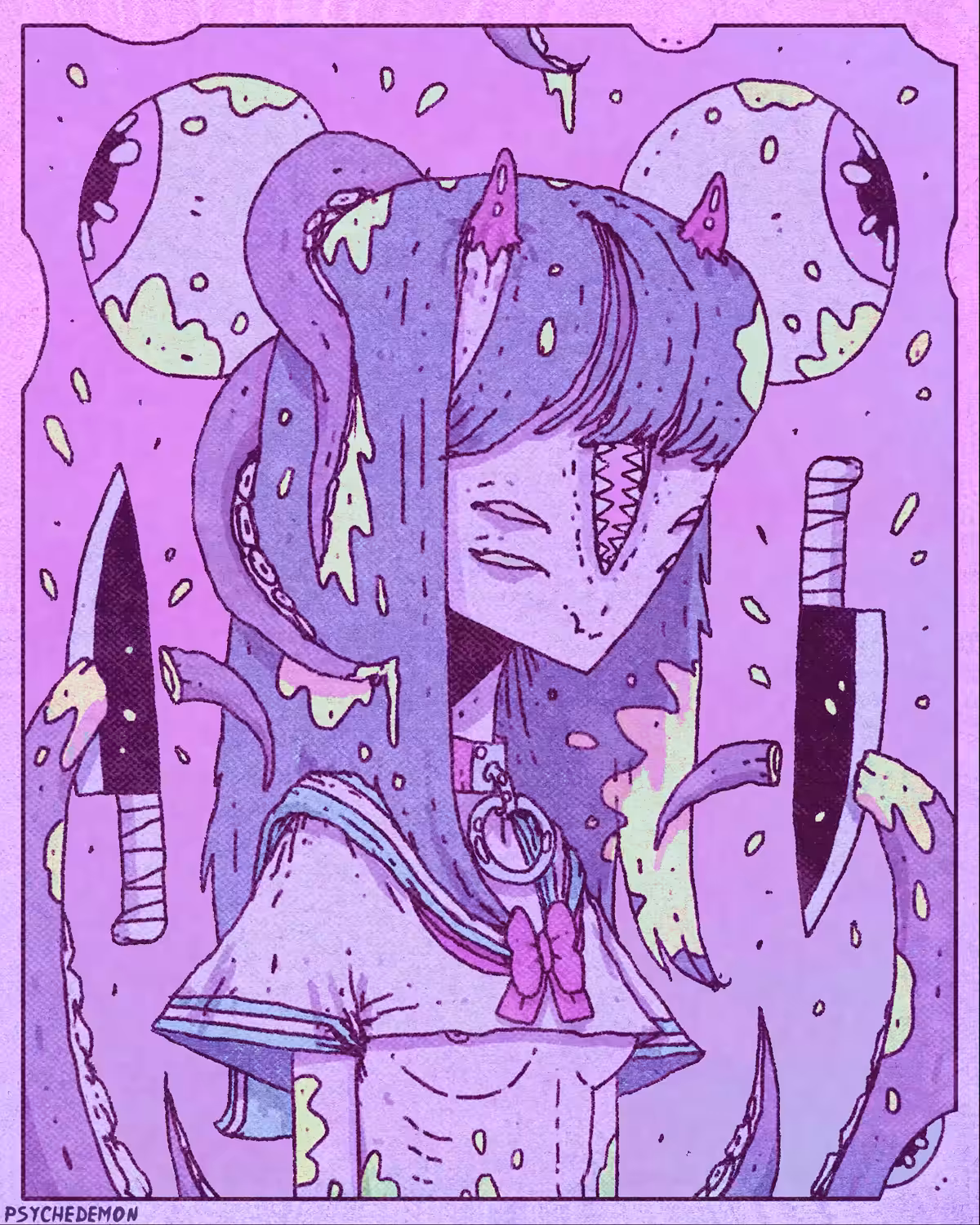 DEMONPOCALYPSE 002 - Akari the Tentacle Lover
