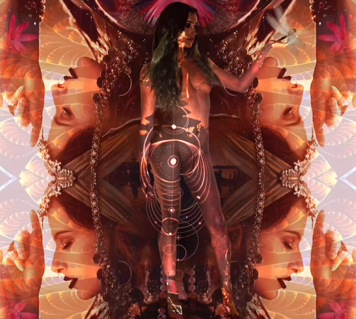#19 Shapes of the ḍākinī Vajrayogini : डाकिनी;