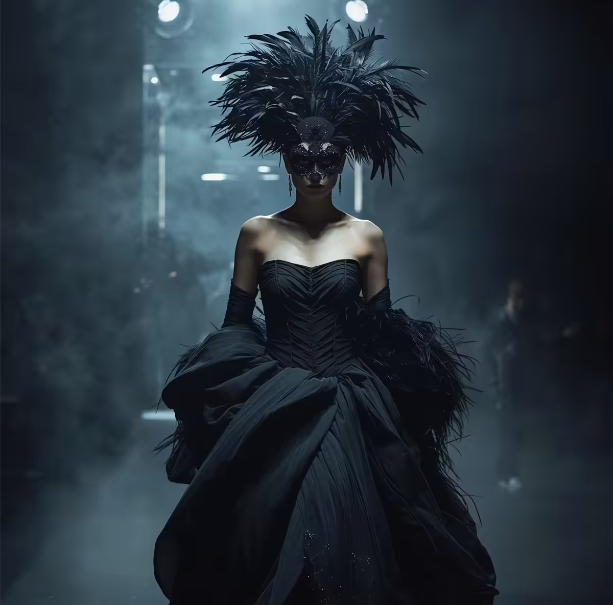 A thousand roles: Black-clad